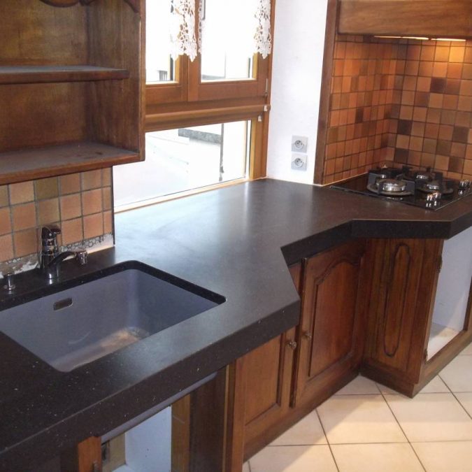 RENOVATION APRES STARGATE 675X675 | marbrerie geraudel Cuisine en granit, quartz, céramique, dekton à Nancy : Plan de travail, vasque, crédence, table, comptoir Saint-Max 2